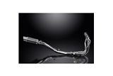 KAWASAKI 1000 VERSYS 2010-2014 SCARICO COMPLETO 4-1 SILENZIATORE TONDO IN CARBONIO 200MM