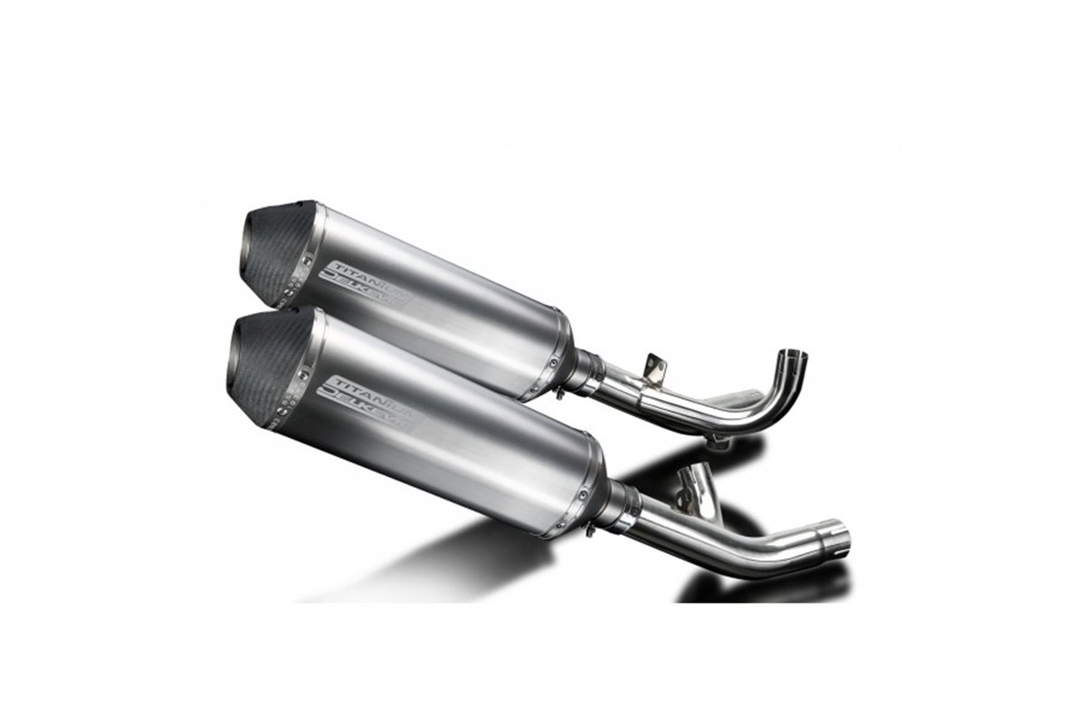 KIT SILENZIATORE DI SCARICO IN TITANIO X-OVAL YAMAHA V-MAX 1700 2009-2016 343MM
