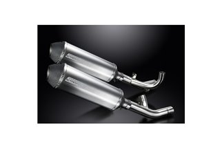 KIT SILENZIATORE DI SCARICO IN TITANIO X-OVAL YAMAHA V-MAX 1700 2009-2016 343MM