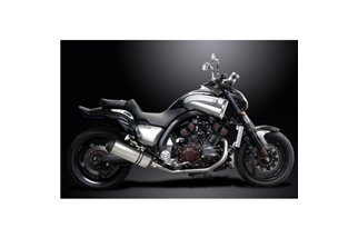 KIT SILENZIATORE DI SCARICO IN TITANIO X-OVAL YAMAHA V-MAX 1700 2009-2016 343MM