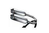 KIT SCARICO SILENZIATORE BSAU TITANIO X-OVAL HONDA VTR1000 SP1 2000-2001 343MM