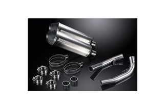 KIT SCARICO SILENZIATORE BSAU TITANIO X-OVAL HONDA VTR1000 SP1 2000-2001 343MM