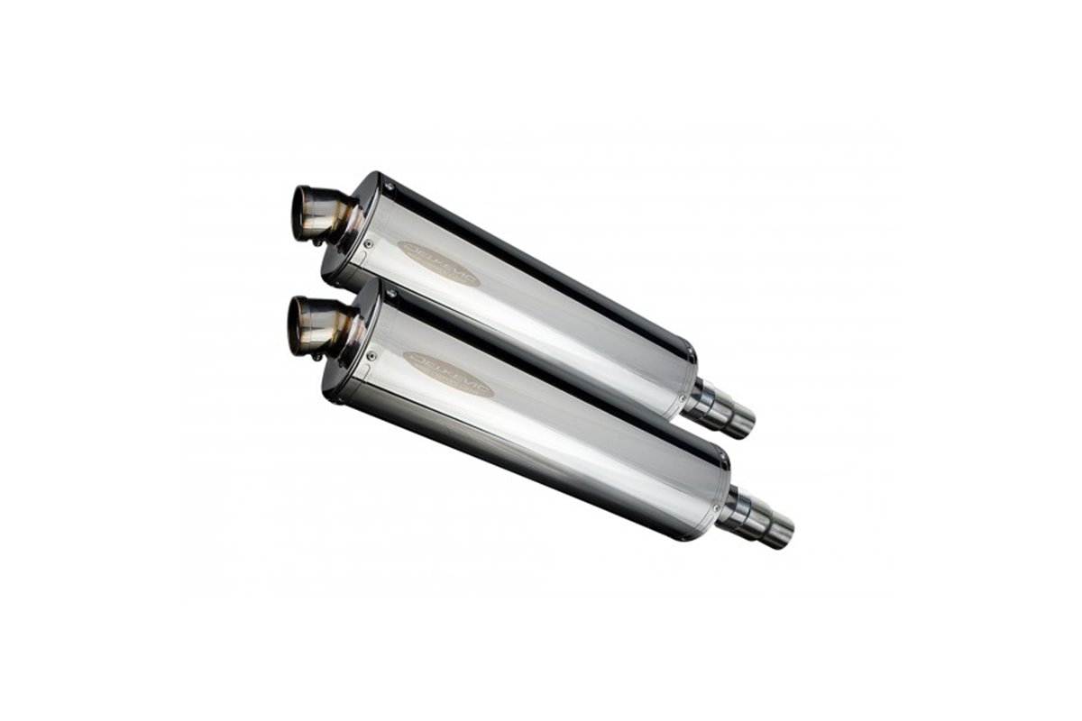 TRIUMPH SPEED TRIPLE 1050 11-14 450MM OVALE INOX BSAU KIT SCARICO SILENZIATORE