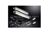 TRIUMPH SPEED TRIPLE 1050 11-14 450MM OVALE INOX BSAU KIT SCARICO SILENZIATORE