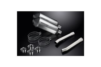 KIT SCARICO SILENZIATORE BSAU TITANIO X-OVAL HONDA CBR1100XX BLACKBIRD 96-09 260MM