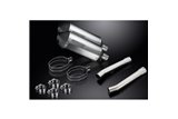 KIT SCARICO SILENZIATORE BSAU TITANIO X-OVAL HONDA CBR1100XX BLACKBIRD 96-09 260MM