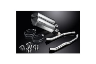 KIT SCARICO SILENZIATORE BSAU TITANIO X-OVAL KAWASAKI ZZR1400 NINJA 2008-2011 260MM
