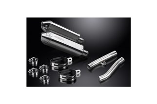 YAMAHA FJ1200 (3CV) 1988-1990 320MM TRI INOX BSAU KIT SCARICO SILENZIATORE