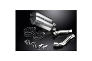 TRIUMPH STREET TRIPLE R 09-12 260MM X-OVAL TITANIUM BSAU SILENCER EXHAUST KIT