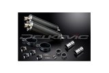 TRIUMPH LEGEND 900 1998-2001 KIT SCARICO SILENZIATORE BSAU CARBONIO OVALE DA 450 MM