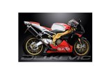 APRILIA RSV1000 R FACTORY 04-10 450MM OVAL CARBON BSAU SILENCER EXHAUST KIT
