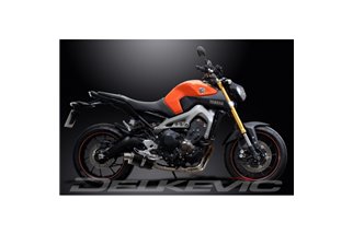 YAMAHA MT09 MT-09 2013-2020 SCARICO COMPLETO 3-1 225MM SILENZIATORE OVALE IN CARBONIO