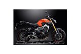 YAMAHA MT09 MT-09 2013-2020 SCARICO COMPLETO 3-1 225MM SILENZIATORE OVALE IN CARBONIO