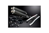 TRIUMPH TROPHY 1200 1991-1993 KIT SCARICO SILENZIATORE BSAU CARBONIO OVALE DA 450 MM