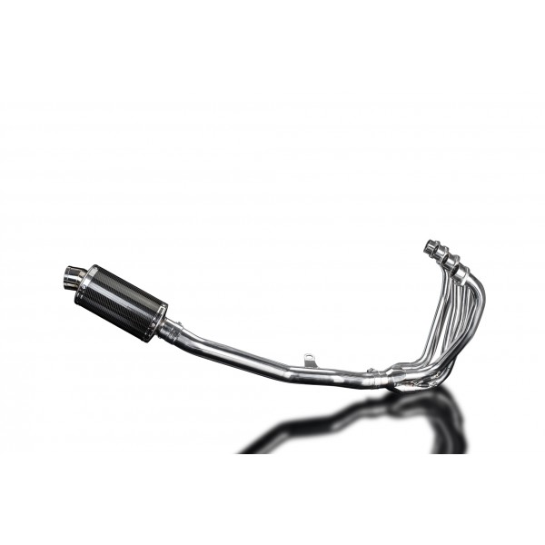 1150-150-1 600-150-2 穴あり KAWASAKI ZRX1100 ZRX1200 97-07 4-1 EXHAUST 225MM CARBON OVAL SILENCER