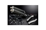 YAMAHA FJ1100 FJ1200 1984-1987 KIT SCARICO SILENZIATORE BSAU CARBONIO OVALE DA 450 MM