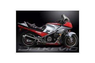 YAMAHA FJ1100 FJ1200 1984-1987 KIT SCARICO SILENZIATORE BSAU CARBONIO OVALE DA 450 MM