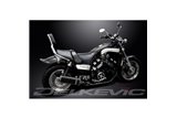 YAMAHA V-MAX 1200 1984-2007 KIT SCARICO SILENZIATORE BSAU CARBONIO 350MM