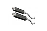 YAMAHA XT660X XT660R 2004-2016 KIT SCARICO SILENZIATORE BSAU IN CARBONIO DA 350 MM