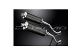 YAMAHA XT660X XT660R 2004-2016 KIT SCARICO SILENZIATORE BSAU IN CARBONIO DA 350 MM