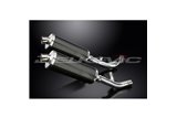 YAMAHA V-MAX 1700 2009-2016 350MM OVAL CARBON EXHAUST SILENCER CAN KIT