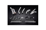 KAWASAKI ZX10R 2006-2007 KIT SCARICO SILENZIATORE BSAU CARBONIO OVALE 350MM DE-CAT