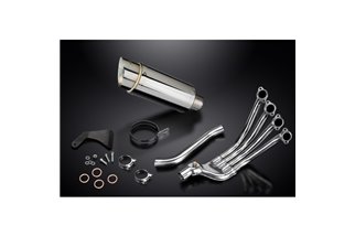 HONDA CB650R CB650R 2019-2021 4-1 FULL EXHAUST 200MM ROUND STAINLESS SILENCER