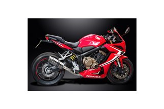 HONDA CB650R CB650R 2019-2021 4-1 FULL EXHAUST 200MM ROUND STAINLESS SILENCER