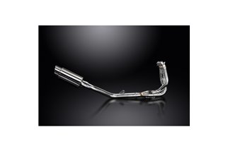 DAYTONA 675 675R 09-12 200MM STAINLESS ROUND SILENCER 3-1 COMPLETE