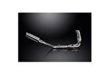 DAYTONA 675 675R 09-12 200MM SILENZIATORE TONDO INOX 3-1 COMPLETO