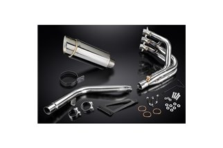 DAYTONA 675 675R 09-12 200MM SILENZIATORE TONDO INOX 3-1 COMPLETO