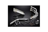DAYTONA 675 675R 09-12 200MM SILENZIATORE TONDO INOX 3-1 COMPLETO