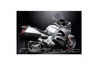 SISTEMA DI SCARICO COMPLETO HONDA ST1300 PAN EUROPEAN ABS 225MM CARBONIO OVALE
