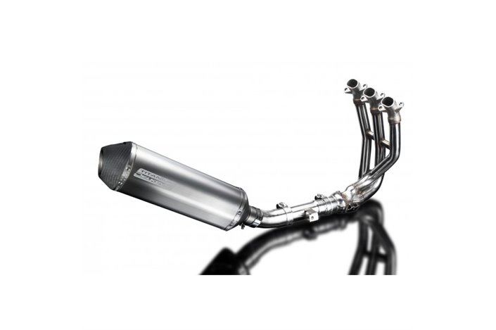 TRIUMPH STREET TRIPLE 675 13-16 DECAT FULL 3-1 EXHAUST 343MM XOVAL BSAU SILENCER