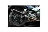 HONDA VFR800FI 98-01 SISTEMA DI SCARICO COMPLETO SILENZIATORE BSAU OVALE IN CARBONIO DA 450 MM