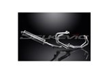 VFR800FI 1997-2002 / SILENZIATORE OVALE IN FIBRA DI CARBONIO HI-LEVEL DA 450 MM (18 POLLICI) SISTEMA COMPLETO 4-1