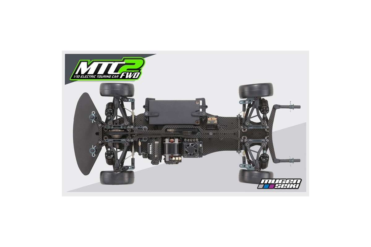 Automodello RC Kit auto da turismo elettrica Mugen Seiki MTC2 1/10 FWD