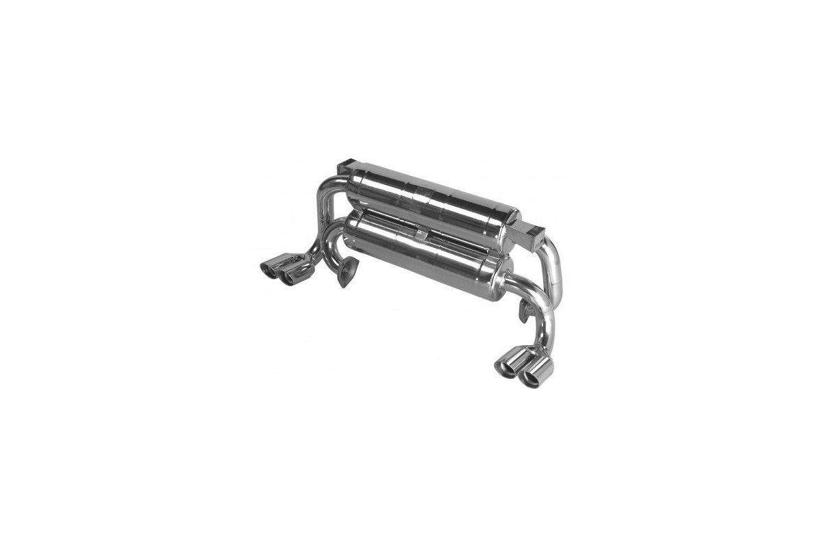 sistema di scarico tubi style in acciaio inox per Ferrari F512M 1994-1996