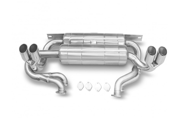 Exhaust Terminal + Noise And 2 Pipe Inlets Style Ferrari Model Bb512I 1981 - 1984