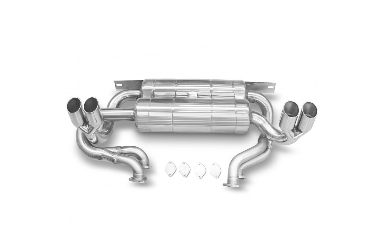 Exhaust Terminal + Noise And 2 Pipe Inlets Style Ferrari Model Bb512I 1981 - 1984