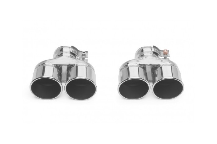 Kit Punte In Acciaio Inox Tubi Style Per Porsche 911 Carrera S997.1 2004 - 2008