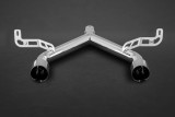 Système d'échappement à flux libre avec diffuseur en carbone pour Alfa Romeo 4C Capristo 10Ar04010000