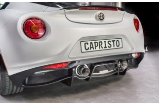 Système d'échappement à flux libre avec diffuseur en carbone pour Alfa Romeo 4C Capristo 10Ar04010000