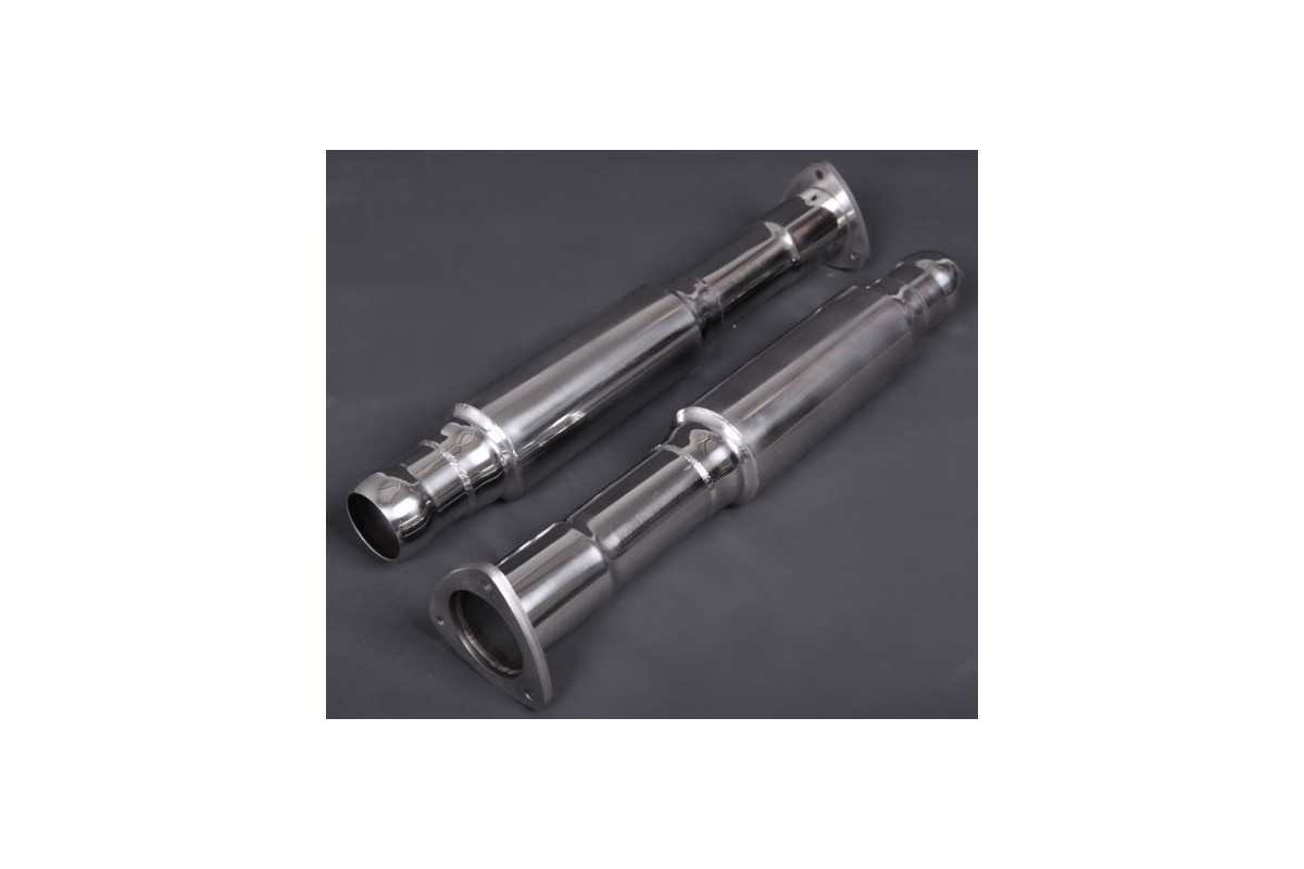 Capristo Stainless Steel Muffled Catalytic Converter Delete Pipes Aston Martin Dbs V12 2008 - 2012 02 Am01803002