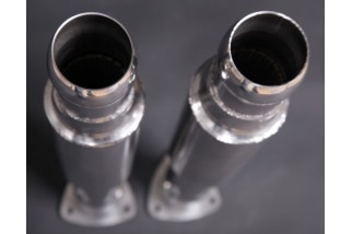 Capristo Stainless Steel Muffled Catalytic Converter Delete Pipes Aston Martin Dbs V12 2008 - 2012 02 Am01803002