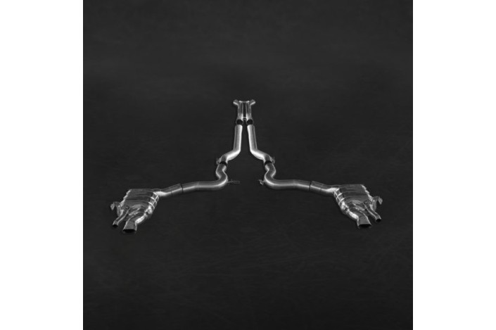 Sistema di scarico con valvole e tubi intermedi (Attuatore OE) Bentley new continental GT/C W12/Speed dal 2018 02BE04103015