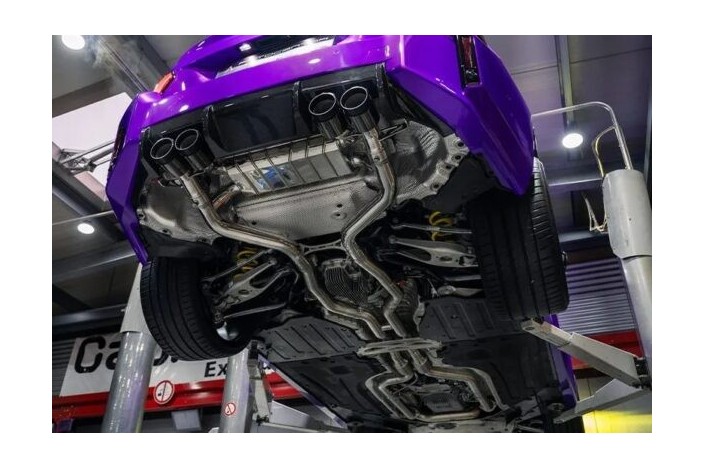 Système d'échappement complet en acier inoxydable 309 avec cellules Cat. 200 02BM09903021 Capristo BMW M2 G87 2023