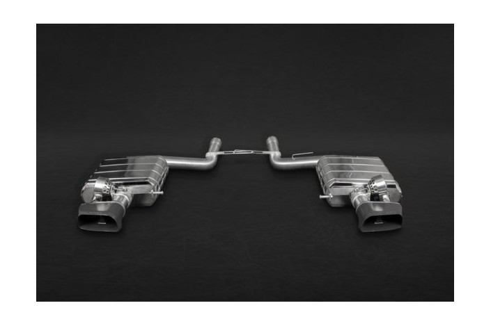 Système d'échappement avec soupapes ECE et embouts en céramique (CES3) Capristo BMW 550i F10 2009 - 2017 02BM00903002
