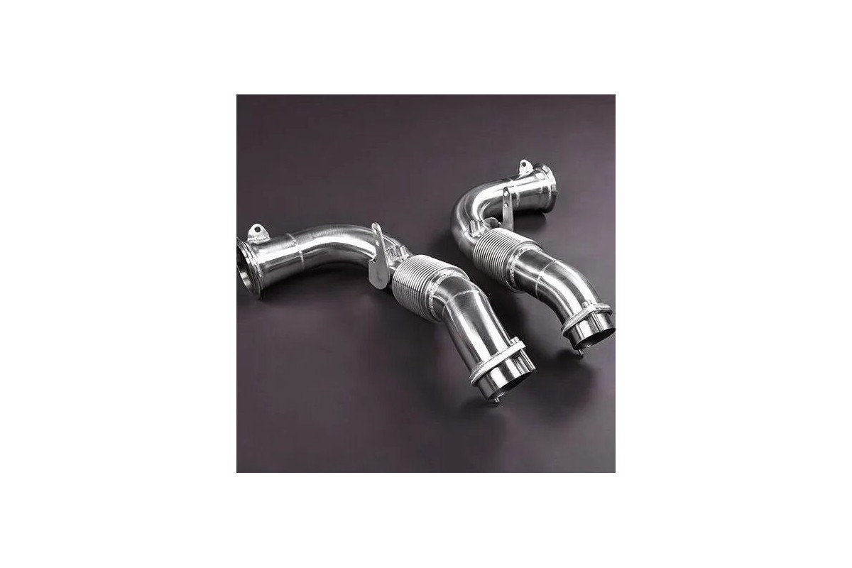 Catalizzatore sportivo in acciaio inox 250 celle Capristo BMW M8 (G15) /M8 (G16) gran coupè dal 2019 02BM11603007