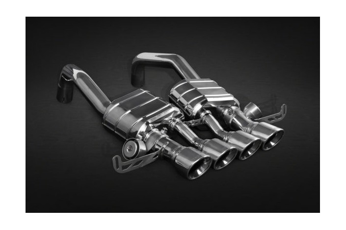 Exhaust system with valves and stock pipes post-Cat capristo chevrolet corvette C7 Stingray/z06 02CH09003001